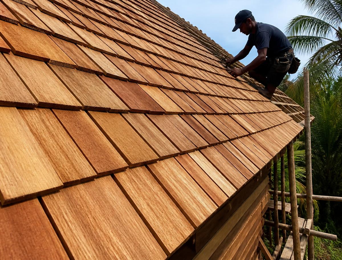 [Project Title] Wallaba Shingle Roof