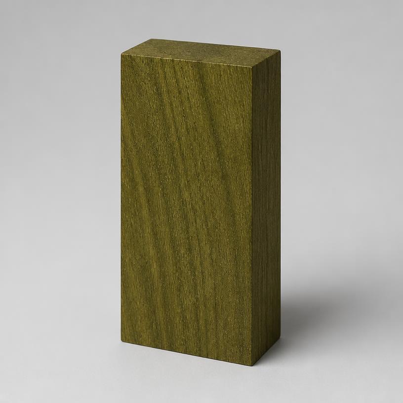 Greenheart hardwood sample